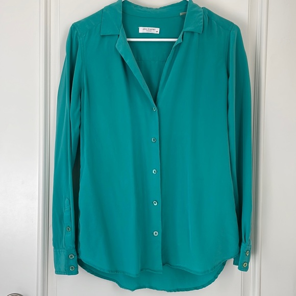 Equipment Tops Equipment Silk Button Down Shirt Poshmark